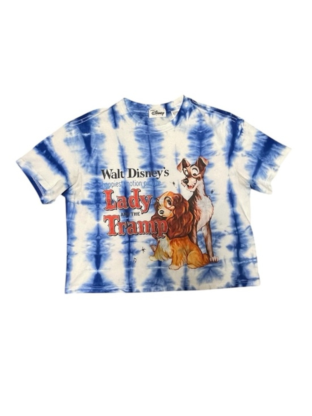 NWOT - Lady and The Tramp Graphic Tie-Dye Shirt